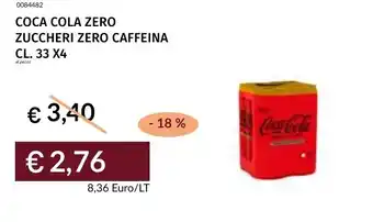 Prezzemolo e Vitale Coca Cola Zero Zuccheri Zero Caffeina offerta
