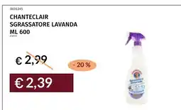 Prezzemolo e Vitale CHANTECLAIR SGRASSATORE LAVANDA offerta