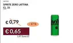Prezzemolo e Vitale Sprite Zero Lattina offerta