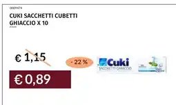 Prezzemolo e Vitale Cuki SACCHETTI GHIACCIO offerta