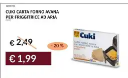 Prezzemolo e Vitale Cuki carta forno avana per friggitrice ad aria offerta