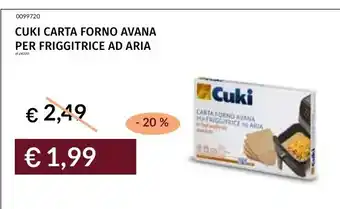 Prezzemolo e Vitale Cuki carta forno avana per friggitrice ad aria offerta