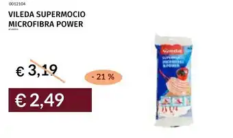 Prezzemolo e Vitale VILEDA SUPERMOCIO MICROFIBRA POWER offerta