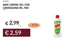 Prezzemolo e Vitale AJAX LIMONE GEL CON CANDEGGINA offerta