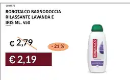Prezzemolo e Vitale BOROTALCO BAGNODOCCIA RILASSANTE LAVANDA E IRIS offerta