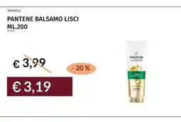 Prezzemolo e Vitale PANTENE BALSAMO LISCIO offerta