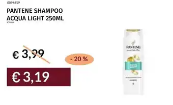 Prezzemolo e Vitale PANTENE SHAMPOO ACQUA LIGHT offerta