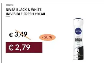 Prezzemolo e Vitale NIVEA BLACK & WHITE INVISIBLE FRESH offerta