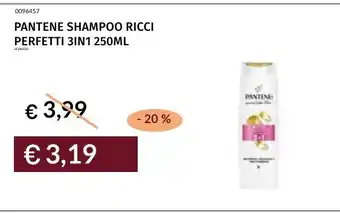 Prezzemolo e Vitale PANTENE SHAMPOO RICCI PERFETTI 3IN1 offerta