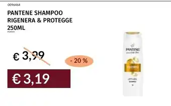 Prezzemolo e Vitale PANTENE SHAMPOO RIGENERA & PROTEGGE offerta