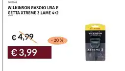 Prezzemolo e Vitale WILKINSON RASOIO USA E GETTA XTREME 3 LAME offerta