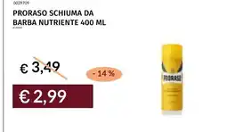 Prezzemolo e Vitale PRORASO SCHIUMA DA BARBA NUTRIENTE offerta