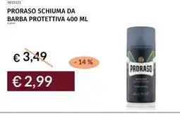 Prezzemolo e Vitale PRORASO SCHIUMA DA BARBA PROTETTIVA offerta