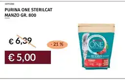 Prezzemolo e Vitale PURINA ONE STERILCAT MANZO offerta