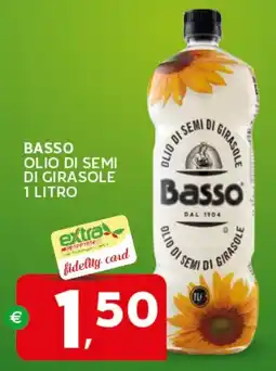Extra Supermercati Olio di semi di girasole Basso offerta