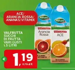 Extra Supermercati Valfrutta Succhi di Frutta offerta