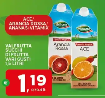Extra Supermercati Valfrutta Succhi di Frutta offerta