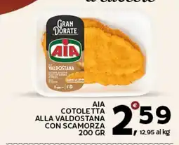 Extra Supermercati AIA COTOLETTA ALLA VALDOSTANA CON SCAMORZA offerta