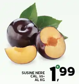 Extra Supermercati SUSINE NERE offerta