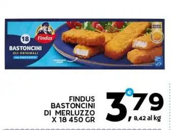 Extra Supermercati Findus Bastoncini di merluzzo offerta