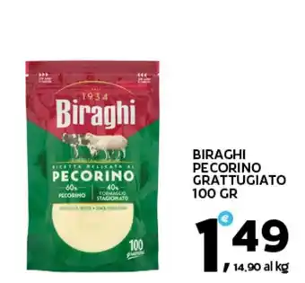 Extra Supermercati Biraghi Pecorino Grattugiato offerta