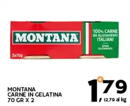Extra Supermercati MONTANA CARNE IN GELATINA offerta