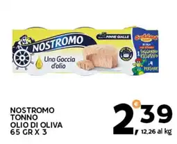Extra Supermercati NOSTROMO TONNO OLIO DI OLIVA offerta