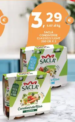 Extra Supermercati Sacla Condiverde Riso Classico offerta