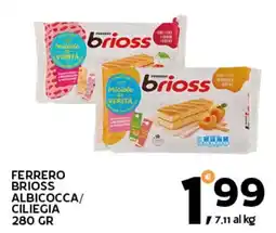 Extra Supermercati FERRERO BRIOSSE ALBICOCCA/CILIEGIA offerta