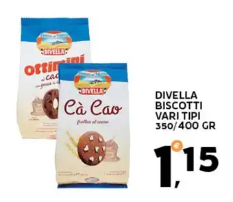 Extra Supermercati DIVELLA BISCOTTI VARI TIPI offerta