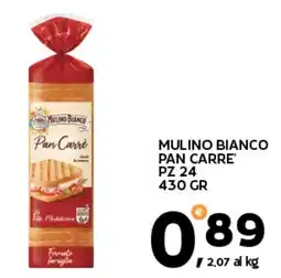 Extra Supermercati MULINO BIANCO PAN CARRE' offerta