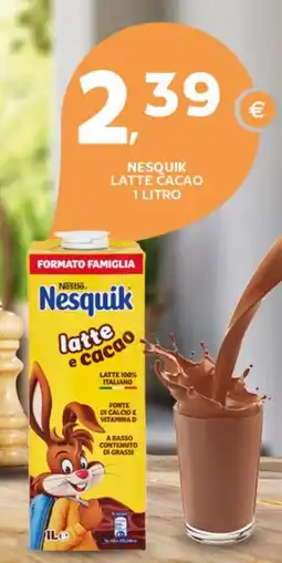Extra Supermercati Nesquik latte cacao offerta