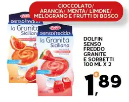 Extra Supermercati DOLFIN SENSO FREDDO GRANITE E SORBETTI offerta