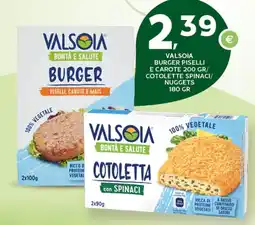 Extra Supermercati VALSOIA BURGER offerta