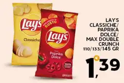 Extra Supermercati Lay's Classiche/Paprika Dolce/Max Double Crunch offerta