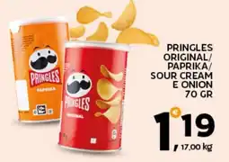 Extra Supermercati Pringles Original/Paprika/Sour Cream E Onion offerta