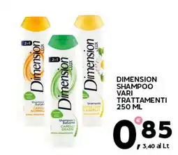 Extra Supermercati Dimension Shampoo Vari Trattamenti offerta