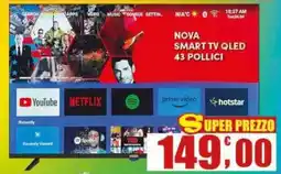 Maury's NOVA SMART TV QLED 43 POLLICI offerta