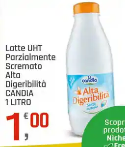 Supermercati Dok Latte UHT Parzialmente S cremato Alta Digeribilità CANDIA offerta