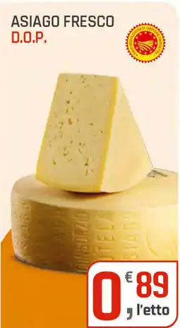 Supermercati Dok ASIAGO FRESCO D.O.P. offerta