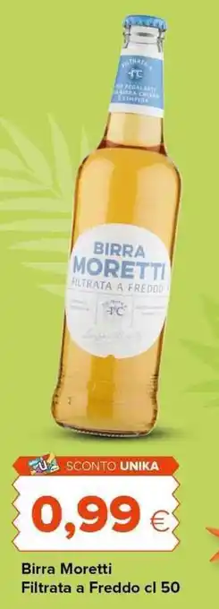 Tigre Birra Moretti Filtrata a Freddo offerta