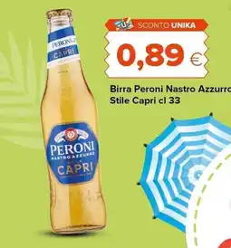 Tigre Birra Peroni Nastro Azzurro Stile Capri offerta