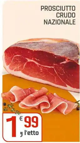 Supermercati Dok Prosciutto Crudo Nazionale offerta