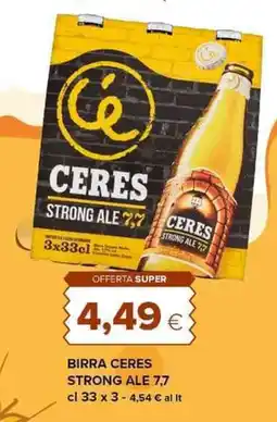 Tigre CERES STRONG ALE 7,7 offerta