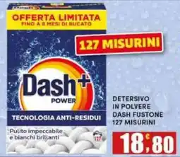 Maury's Detersivo in polvere Dash Fustone offerta