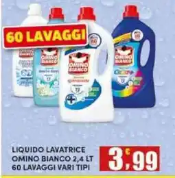 Maury's Liquido lavatrice Omino Bianco offerta