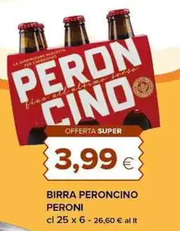 Tigre Birra Peroncino Peroni offerta