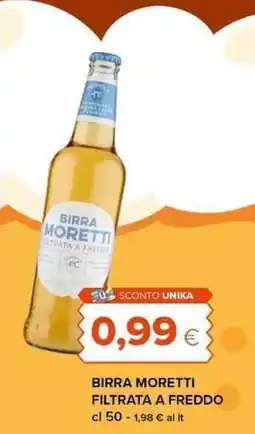 Tigre Birra Moretti Filtrata a Freddo offerta
