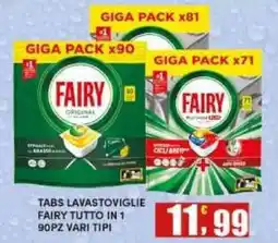 Maury's Tabs lavastoviglie Fairy tutto in 1 offerta