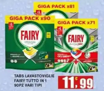 Maury's Tabs lavastoviglie Fairy tutto in 1 offerta